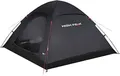 High Peak Monodome XL, Kuppelzelt, 4 Person(en), Belüftung, Wasserdichte Nähte, Schwarz