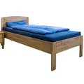 VAJA Möbel Massivholz Komfortbett Seniorenbett Kernbuche höhenverstellbar 100x200