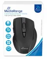 Mediarange Maus optisch kabellos 5 Button Bluetooth 2400 dpi schwarz
