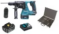 Makita DHR243Z Akku-Kombihammer 18V +1x Akku 6Ah, Lad.,+ 17-tei.Bohrermeißelset
