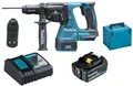 Makita DHR243Z Akku-Kombihammer 18V + 1x Akku 5Ah, Lader, Wechselfutter + Makpac