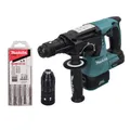 Makita DHR 243 Z Akku Bohrhammer 18 V 2,0 J SDS plus Brushless + Bohrer Set