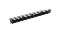 Patchpanel komplett 19 Zoll 24x RJ45 U/UTP Kat. 5e DN-91524U