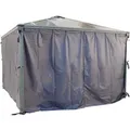 Palram - Canopia  Vorhangset für 3 - 4m Pavillons Anthrazit