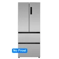 PKM French Door Kühlschrank Gefrierkombi NoFrost 403L Inox Touch Control LED
