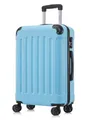 YONSLY Hartschalen-Trolley Hartschalen-Koffer Trolley 360° Rollen, robuster Reisekoffer, 4 Rollen, mit Zahlenschloss, für Business und Urlaub 46/55/66/76 cm
