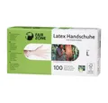 Fair Zone Einweghandschuhe Latex Einweghandschuhe - Größe L 100 Stück