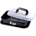 KAISER Inspiration Springform rechteckig 35x24 cm Backform Kuchenform mit Deckel