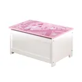 Roba Kids Spielzeugtruhe mit Sitzfläche Krone rosa TOP