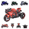 Moni Kinder Elektromotorrad Ninja, DREI Kunststoffräder, LED-Beleuchtung, Mp3, Farbe:rot