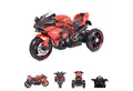 Moni Elektro-Kindermotorrad Kinder Elektromotorrad Ninja, Belastbarkeit 30 kg, drei Kunststoffräder, LED-Beleuchtung, Mp3