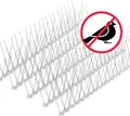 15 Meter Taubenabwehr Balkon Spikes vormontiert, Rostfreie Taubenschreck Vogelspikes, Vogelabwehr Spikes und Vogelschutz, Tierschutzkonformer Taubenschutz
