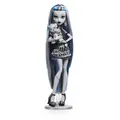 Monster High-Puppe Frankie Stein in Schwarzweiß, Reel-Drama-Sammlerpuppe, Poster in Puppengröße und Lebensgröße, Horrorfilm-Design, Spielzeug und Geschenke, HKN29