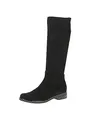 CAPRICE Damen Hohe Stiefel ohne Absatz Kniehoch Vegan, Schwarz (Black Stretch), 38 EU