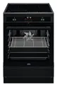 AEG Standherd mit Induktions-Kochfeld 60 cm/Hob²Hood/Pyrolyse – Selbstreinigung/SoftClosing/Touch-Bedienung/Grillfunktion/Display mit Uhr/Kindersicherung/A / CIB6499APB
