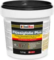 Isolbau Flüssigfolie PLUS  1,5kg - Dichtfolie für innen & Außenbereich - für Wand & Boden - Balkonabdichtung, Terrasse - Lösemittelfreie, wasserdichte Abdichtung Dichtmasse