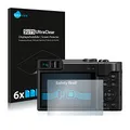 Savvies 6 Stück Schutzfolie für Panasonic Lumix DC-TZ91 Displayschutz-Folie Ultra-Transparent