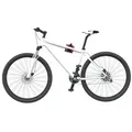 vidaXL Fahrrad-Montageständer Wandmontage Klappbar Rot Schwarz Stahl