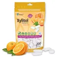 miradent Xylitol Zahnpflegekaugummi Vorteilspackung 200 Stück | Fresh Fruit | fruchtiger Geschmack | zuckerfrei | vegan | kariespräventiv | für unterwegs