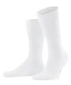 FALKE Herren Socken Family M So Baumwolle einfarbig 1 Paar, Weiß White 2000, 43-46
