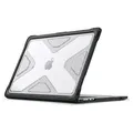 Fintie Hülle Kompatibel mit MacBook Air 15 M4 M3 M2 (2025-2023) A3241 A3114 A2941, Ganzkörper-Rugged Hybrid Schutzhülle TPU Stoßstange Case Kom... - Transparent