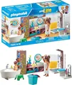 PLAYMOBIL MyLife 71611 Badezimmer 2 Figuren Accessoires Spielzeug Kinder