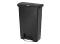 Rubbermaid Treteimer SLIM JIM®, aus Polyethylen, 50 l, schwarz