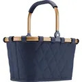 Reisenthel carrybag XS frame rhombus midnight gold - Blau