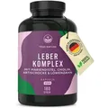 Leber-Komplex, 180 Kapseln, mit Mariendistel, Cholin & Artischocke, TRUE NATURE®