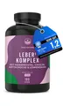 Leber Komplex Testsieger - Leber Kur mit Mariendistel, Cholin, Artischocke & Löwenzahn, TRUE NATURE®