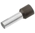 Cimco Aderendhülsen Cimco 187012 Aderendhülse 1.5 mm² Teilisoliert Schwarz 100 St., Isol. Aderendh. 1,5mm²x8mm,schwarz