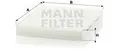 MANN-FILTER CU2545 Filter, Innenraumluft für AUDI MERCEDES-BENZ PUCH SEAT SKODA