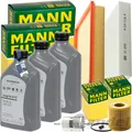 MANN INSPEKTIONSPAKET+3L ORIGINAL 0W-30 ÖL passend für SKODA FABIA 6Y SEAT VW