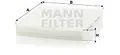 MANN-FILTER CU 2545 FILTER, INNENRAUMLUFT FÜR AUDI MERCEDES-BENZ PUCH SEAT SKODA