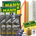 MANN INSPEKTIONSPAKET+3L MANNOL 504 5W-30 ÖL passend für SKODA FABIA 6Y SEAT VW
