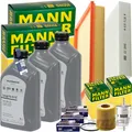 MANN INSPEKTIONSPAKET+3L ORIGINAL 5W-30 ÖL passend für SKODA FABIA 6Y SEAT VW