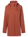 VAUDE Damen Regenjacke Escape Parka, wasserdichter Regen-Parka, atmungsaktiv und winddicht, buckeye, 42