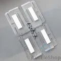Simple Fix Rahmenlose Kennzeichenhalter Komplett Set TRANSPARENT Universal