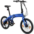 Tretwerk Akimbo E Bike 20 Zoll Klapprad Elektrofahrrad 360Wh 155 - 190 cm blau