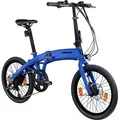 Tretwerk Akimbo E Bike 20 Zoll Klapprad Elektrofahrrad 360Wh 155 - 190 cm blau - Blau