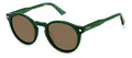 Polaroid Unisex PLD 4150/s/x Sunglasses, 1ED/SP Green, 50