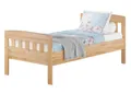 ERST-HOLZ Massivholzbett Seniorenbett Einzelbett Gästebett Buche massiv 100 x 200 cm Zeitlos, Buche geölt