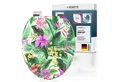 Schütte WC-Sitz TROPICAL, Toilettendeckel, Absenkautomatik, stabiles MDF, O-Form, Motiv, 175kg