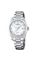 Candino Swiss Damen Uhr Analog Edelstahl 316L Silber - Quarzwerk - Saphirglas hochresistent - 5 ATM wasserdicht - Kalender C4738/1 - Lady Elegance