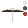 Mendler Sonnenschirm Meran II, Gastronomie Marktschirm, Ř 5m Polyester/Alu Mast weiß 28kg ~ Variantenangebot 70739
