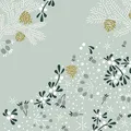 20 Servietten Schneeflocken Eisblumen Blau Weiß Gold 24cm