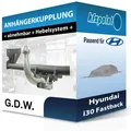 G.D.W. Anhängekupplung abnehmbar passend für Hyundai i30 Fastback 06.2024- neu