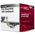 Anhängerkupplung abnehmbar für Hyundai i30 Fastback 06.2024-jetzt top