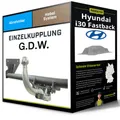 Abnehmbare Anhängerkupplung für HYUNDAI i30 Fastback 24- Typ PDE / PDEN G.D.W.