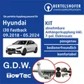 Für HYUNDAI i30 Fastback Typ PDE / PDEN 2018-2024 AHK abn. +7pol sp. E-Satz TOP